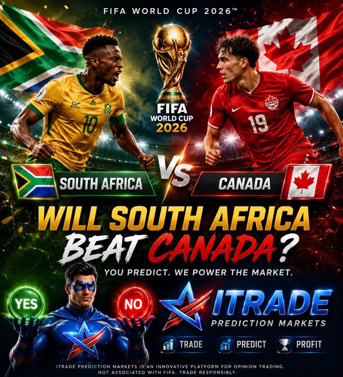 FIFA World Cup 2026 — Will South Africa beat Canada?